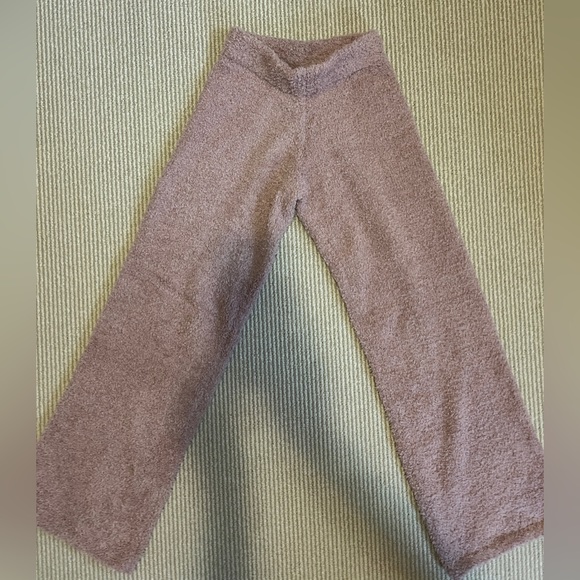 NWT Dynamite Plush Loungewear Pants Mauve/Dusty Rose - Picture 7 of 7